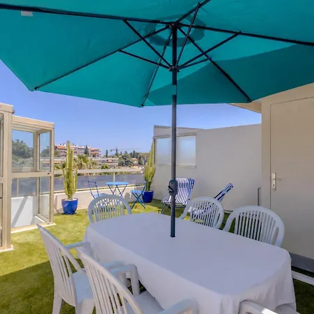 Le Roof Cagnois - Clim - Parking Prive Gratuit - Piscine Commune Apartamento *